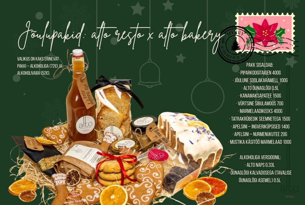 Alto resto jõulupakid